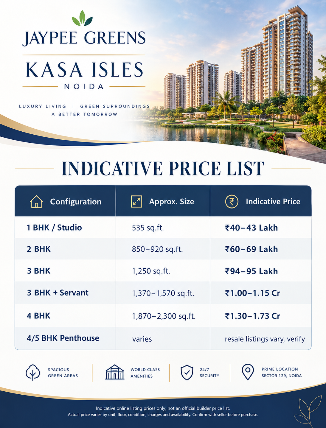 Price List